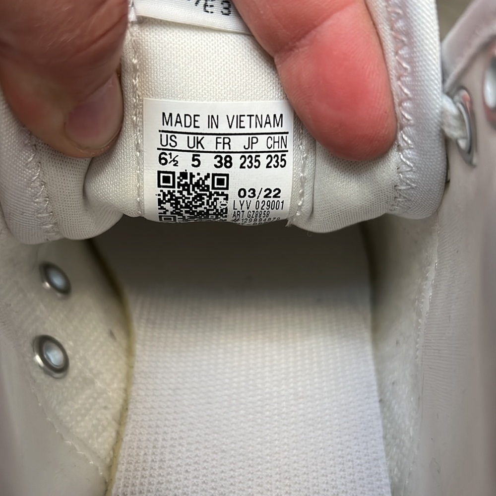 ADIDAS NEZZA TREK PLATFORM SHOES WOMENS WHITE SIZE 6.5 - Picture 9 of 16